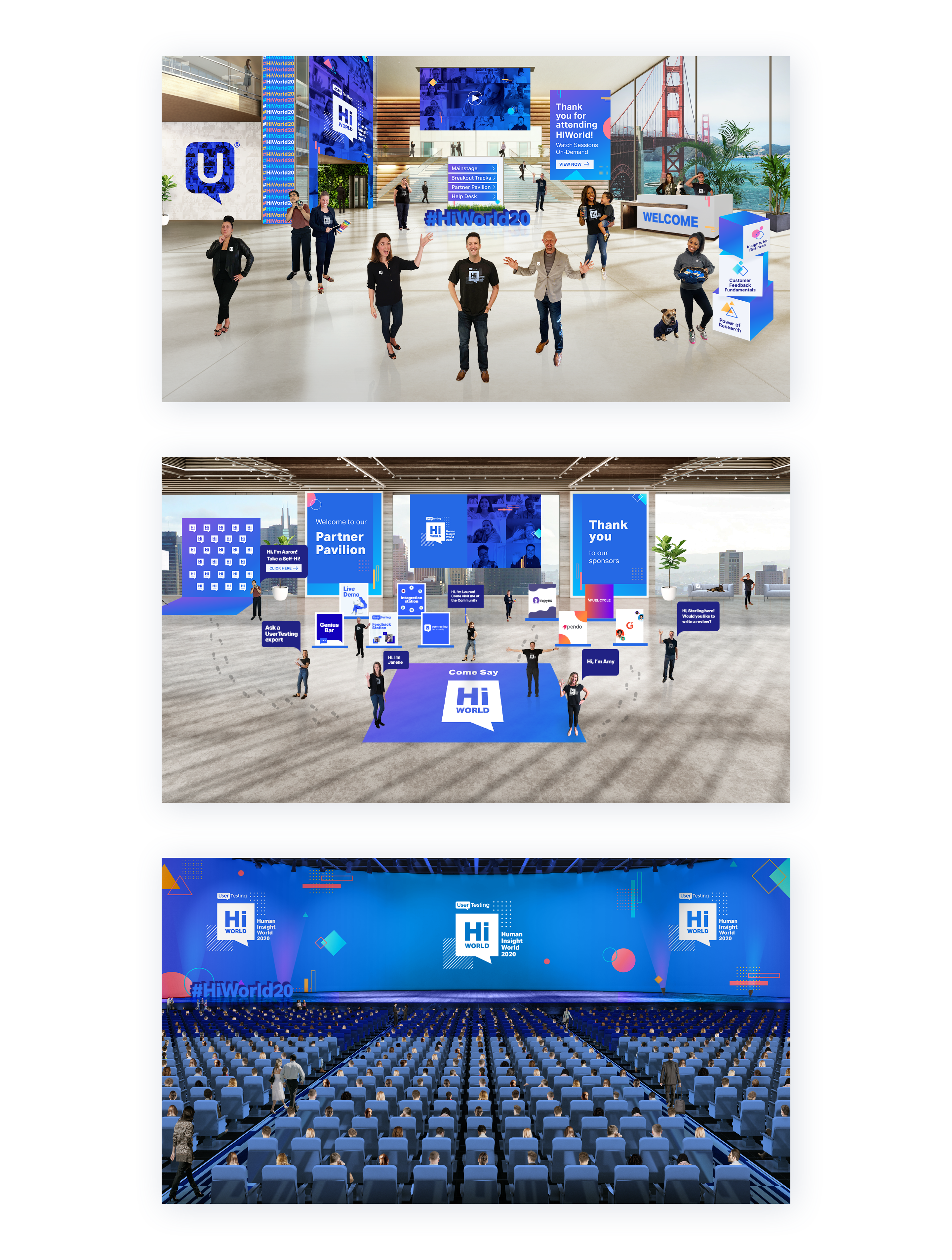 HiWorld — illustrated virtual environment