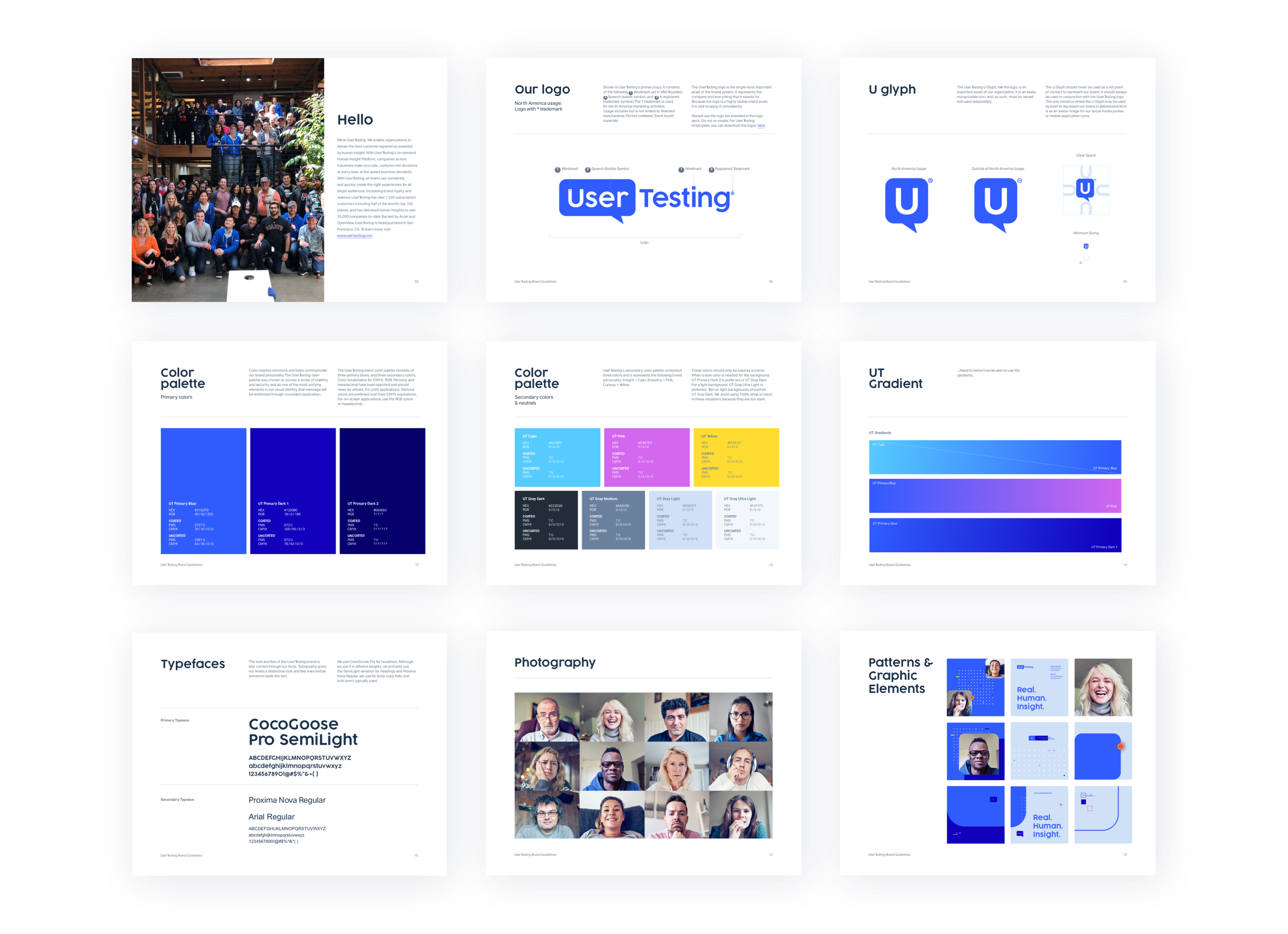 Page from the 2020 brand guidelines